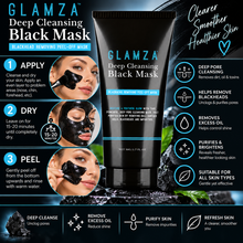 Load image into Gallery viewer, Glamza Blackhead Removing Peel Off Masks – Deep Cleansing &amp; Pore Purifying with Free UK Postage
