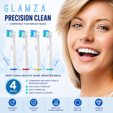 Load image into Gallery viewer, Oral-B "Precision Clean" Compatible Toothbrush Heads 4-Pack – Superior Plaque Removal with Free UK Delivery