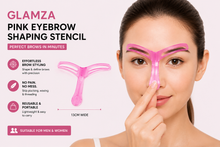 Load image into Gallery viewer, Glamza Pink Eyebrow Shaping Stencil – Free UK Postage