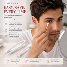 Load image into Gallery viewer, Glamza Contact Lens Applicator &amp; Remover - White
