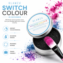 Load image into Gallery viewer, Glamza Switch Colour Brush Cleaner – Reusable Makeup Brush Cleaning Sponge | Free UK Delivery