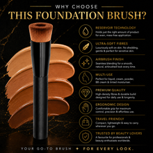 Load image into Gallery viewer, Glamza Liquid Foundation Brush – Flawless Makeup Application Made Easy - Free UK Delivery