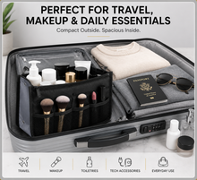 Load image into Gallery viewer, Glamza Multi-Pocket Travel Bag – Ultimate Organiser for Makeup, Toiletries &amp; Accessories | FREE UK Delivery