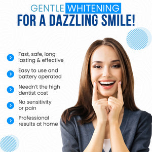 Glamza 'Hello Smile' Teeth Whitening Kit – 3ml or 10ml Non-Peroxide Gel – Free UK Postage