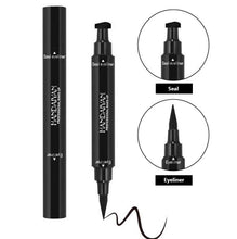 Load image into Gallery viewer, 2-in-1 Vampire Eyeliner Pen &amp; Magic Stamp Seal – Perfect Winged Eyeliner Every Time | Free UK Postage