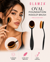Load image into Gallery viewer, Glamza Oval Foundation Makeup Brush – Free UK Delivery