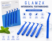Load image into Gallery viewer, Glamza Interdental Toothbrushes 5-Pack – Plaque-Fighting Oral Care with Free UK Delivery