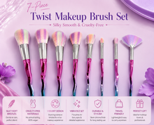 Load image into Gallery viewer, 7-Piece Twist Makeup Brush Set – Silky Smooth &amp; Cruelty-Free FREE UK Postage!