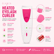 Load image into Gallery viewer, Glamza Heated Eyelash Curler – Free UK Delivery!
