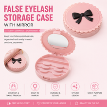 Load image into Gallery viewer, False Eyelash Storage Case with Mirror – Free UK Delivery!