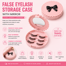 Load image into Gallery viewer, False Eyelash Storage Case with Mirror – Free UK Delivery!