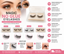 Load image into Gallery viewer, Magic No Glue Eyelashes – 4 Stunning Styles with Free UK Delivery!