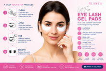 Load image into Gallery viewer, Glamza Dual-Use Lint-Free Eyelash Extension &amp; Skin Tightening Patches – Free UK Delivery!