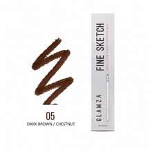 Load image into Gallery viewer, Glamza Fine Sketch Tattoo Fork Liquid Eyebrow Pens – Define &amp; Enhance Your Brows!