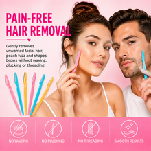 Load image into Gallery viewer, Glamza No Flick Eyebrow &amp; Dermaplaning Razors – 3 Pack with Free UK Delivery!