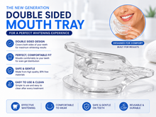 Load image into Gallery viewer, Teeth Whitening Double Sided Mouth Tray - Optional Non Peroxide Teeth Whitening Gel