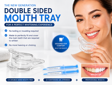 Load image into Gallery viewer, Teeth Whitening Double Sided Mouth Tray - Optional Non Peroxide Teeth Whitening Gel