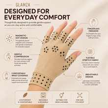 Load image into Gallery viewer, Glamza Magnetic Arthritis Gloves – Comfortable Relief for Aching Hands with Free UK Delivery