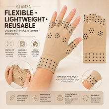 Load image into Gallery viewer, Glamza Magnetic Arthritis Gloves – Comfortable Relief for Aching Hands with Free UK Delivery