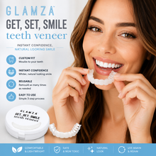 Load image into Gallery viewer, GLAMZA Get Set Smile Veneers – Temporary Cosmetic Teeth Cover