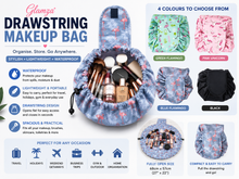 Load image into Gallery viewer, Glamza Drawstring Makeup Storage Bags – 4 Colours – FREE UK Postage