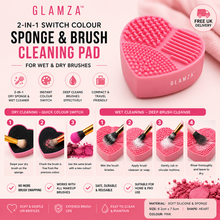 Load image into Gallery viewer, Switch Colour Sponge &amp; Makeup Brush Cleaning Pad - FREE UK Delivery