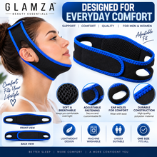 Load image into Gallery viewer, Glamza Dual-Use Anti-Snore Chin Strap &amp; Face Slimming Belt – Sleep Better, Feel Confident – Free UK Delivery