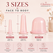 Load image into Gallery viewer, Cupping Massage Cups – Silicone Face &amp; Body Massage Cups