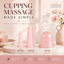Load image into Gallery viewer, Cupping Massage Cups – Silicone Face &amp; Body Massage Cups