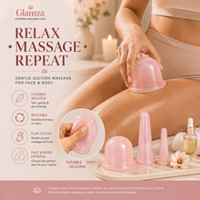 Load image into Gallery viewer, Cupping Massage Cups – Silicone Face &amp; Body Massage Cups
