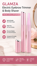 Load image into Gallery viewer, Glamza Electric Eyebrow Trimmer and Body Shaver - Free UK Postage
