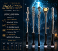 Load image into Gallery viewer, Harry Potter Inspired Makeup Brush Sets - 3 Designs