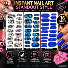 Load image into Gallery viewer, Up to 3 Packs of 3D Nail Foil Wraps – 16 Pack Nail Art Innovation with Free UK Delivery