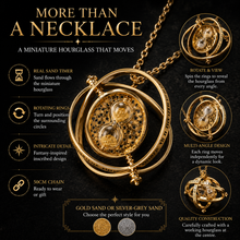 Load image into Gallery viewer, Sand Timer Gold Necklaces Collection