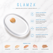 Load image into Gallery viewer, Glamza Oval Silicone Makeup Sponge – Flawless Application, Zero Product Waste | FREE UK Delivery