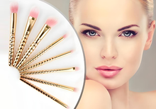 Load image into Gallery viewer, 8pc Luxury Rose Gold Makeup Brush Set – Free UK Delivery