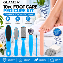 Load image into Gallery viewer, Glamza 10pc Foot Care Pedicure Kit – Free UK Delivery