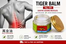 Load image into Gallery viewer, Wild Tiger Tiger Balm for Muscle Aches &amp; Pains – 18g Jar | Fast-Acting Relief