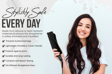 Load image into Gallery viewer, Glamza Hair Straightener Silicone Heat Mat – Black with Free Delivery