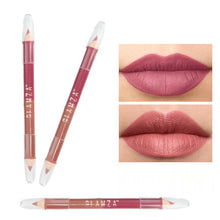 Load image into Gallery viewer, Glamza Two-Colour Dual-Sided Lip &amp; Eye Pencils – Define Your Look with Ease!