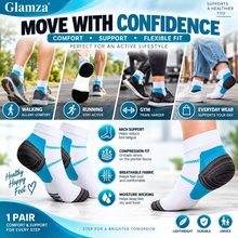 Load image into Gallery viewer, Pain Relief Plantar Compression Ankle Socks – Free UK Delivery