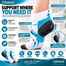 Load image into Gallery viewer, Pain Relief Plantar Compression Ankle Socks – Free UK Delivery