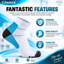 Load image into Gallery viewer, Pain Relief Plantar Compression Ankle Socks – Free UK Delivery
