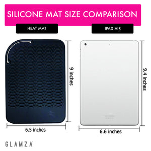 Glamza Hair Straightener Silicone Heat Mat