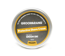 Load image into Gallery viewer, Groomarang Moisturising &amp; Protective Shave Cream 100ml Tub