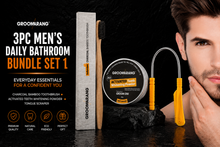 Load image into Gallery viewer, Groomarang Bundles – Men's Daily Use Bathroom Collections