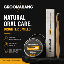 Load image into Gallery viewer, Groomarang Activated Oral Health Kits - Natural Teeth Whitening &amp; Oral Care
