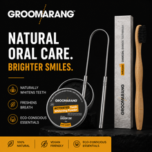 Load image into Gallery viewer, Groomarang Activated Oral Health Kits - Natural Teeth Whitening &amp; Oral Care
