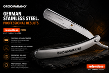 Load image into Gallery viewer, Groomarang Cut Throat Razor Relentless Pro – Precision Shaving with Free UK Delivery