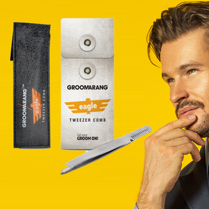 Groomarang Eagle Tweezers with Comb - Precision Grooming Tool